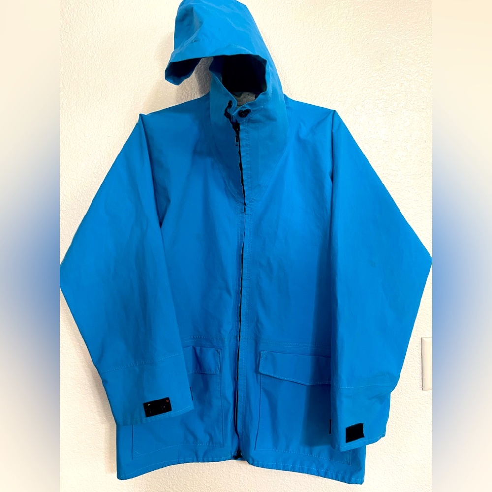 Vintage 80s Medium Campmor by Log House Designs Blue Windbreaker